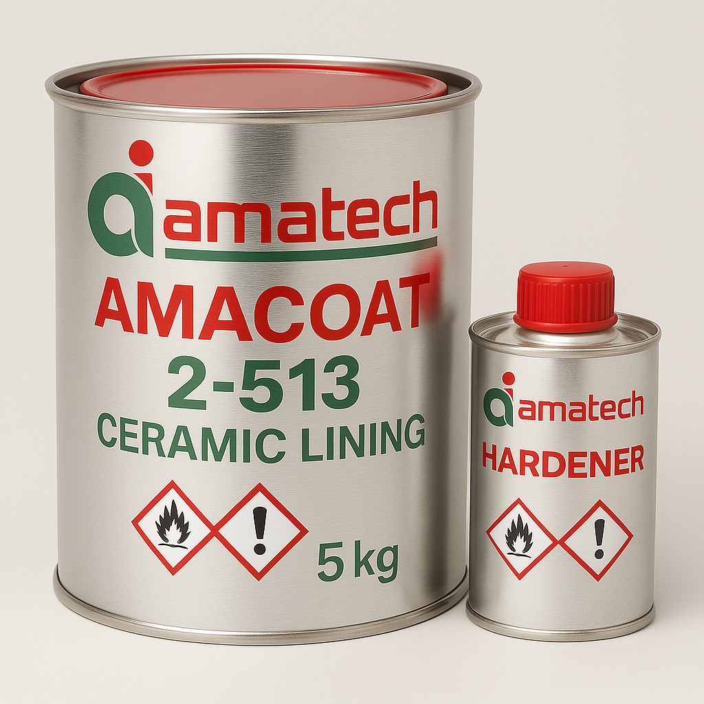 Amatech 2-513 Ceramic Lining for erosion resistance